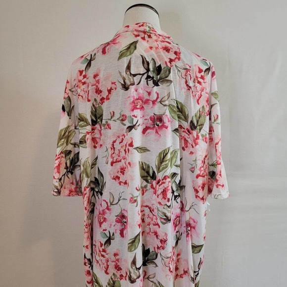 Show Me Your MuMu Brie Robe Pink Floral Kimono OS - Picture 8 of 10